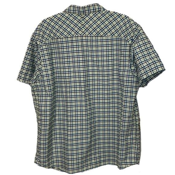 Columbia Green Plaid Check Omni-Shade Button Down Shirt Mens Size XL Outdoors - Picture 8 of 11